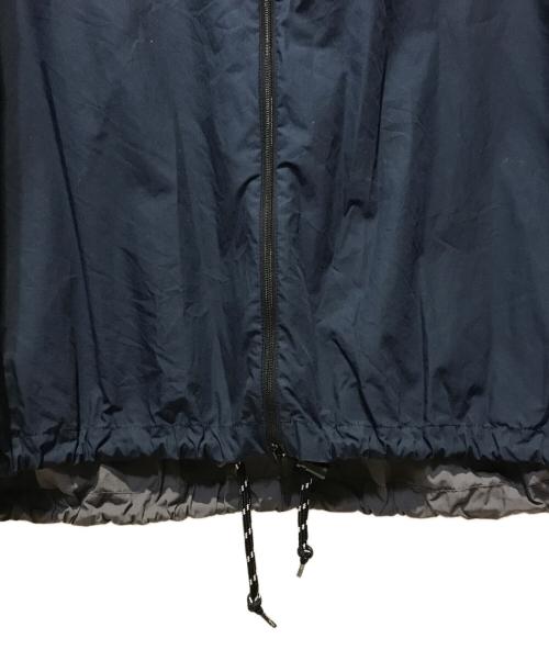 BALENCIAGA（バレンシアガ）BALENCIAGA (バレンシアガ) ロゴジップナイロンジャケット グレー×ネイビー サイズ:37の古着・服飾アイテム