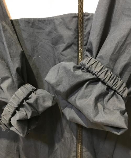 BALENCIAGA（バレンシアガ）BALENCIAGA (バレンシアガ) ロゴジップナイロンジャケット グレー×ネイビー サイズ:37の古着・服飾アイテム
