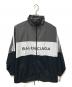 BALENCIAGA（バレンシアガ）の古着「ロゴジップナイロンジャケット」｜グレー×ネイビー