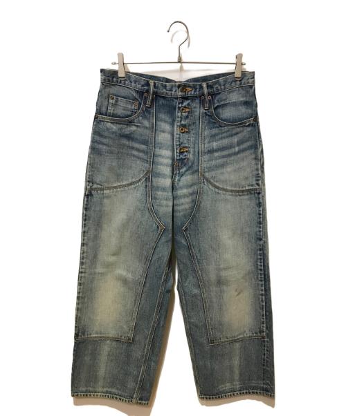 SUGARHILL（シュガーヒル）SUGARHILL (シュガーヒル) フェードダブルニーデニムパンツ インディゴ サイズ:34の古着・服飾アイテム