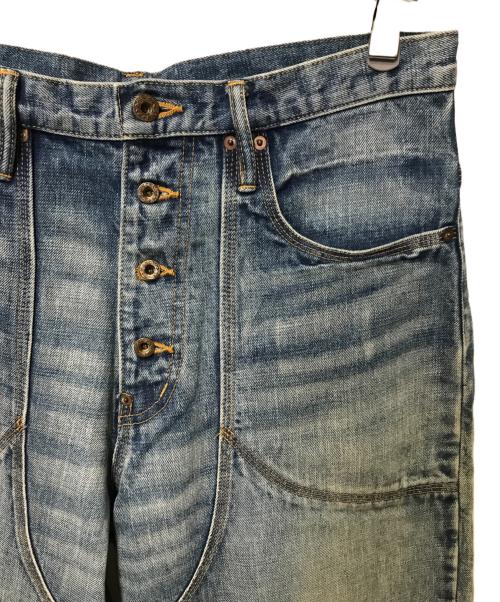 SUGARHILL（シュガーヒル）SUGARHILL (シュガーヒル) フェードダブルニーデニムパンツ インディゴ サイズ:34の古着・服飾アイテム