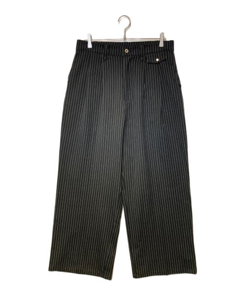 Ballsy.Brothers（ボールジーブラザーズ）Ballsy.Brothers (ボールジーブラザーズ) ウエスタンストライプセットアップ ブラック サイズ:Ｌの古着・服飾アイテム