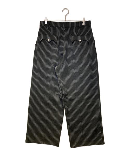 Ballsy.Brothers（ボールジーブラザーズ）Ballsy.Brothers (ボールジーブラザーズ) ウエスタンストライプセットアップ ブラック サイズ:Ｌの古着・服飾アイテム