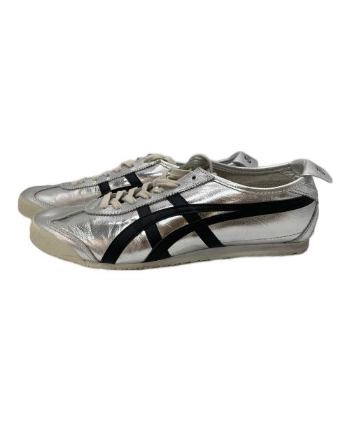 Onitsuka Tiger（オニツカタイガー）Onitsuka Tiger (オニツカタイガー) ローカットスニーカー シルバー サイズ:28の古着・服飾アイテム