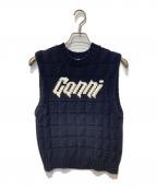GANNIガニー）の古着「ニットベスト」｜ネイビー