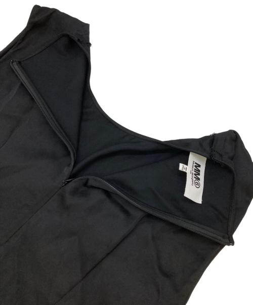 MM6 Maison Margiela（エムエムシックスメゾンマルジェラ）MM6 Maison Margiela (エムエムシックス メゾンマルジェラ) ノースリーブブラウス ブラック サイズ:40の古着・服飾アイテム