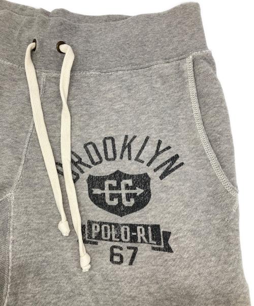 POLO RALPH LAUREN（ポロ・ラルフローレン）POLO RALPH LAUREN (ポロ・ラルフローレン) カレッジプリントスウェットパンツ グレー サイズ:Ｓの古着・服飾アイテム