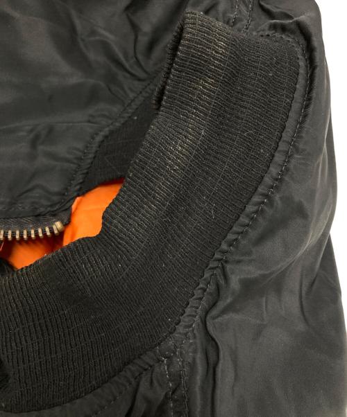 ALPHA（アルファ）ALPHA (アルファ) ［古着］MA-1ジャケット ブラック サイズ:XLの古着・服飾アイテム