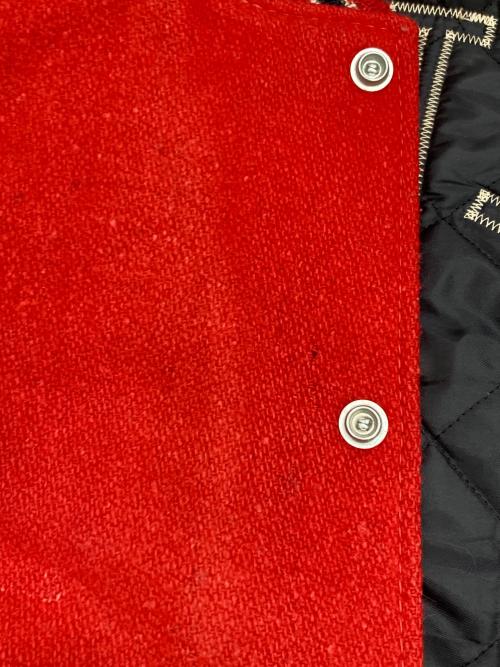 DeLong（デロング）DeLong (デロング) ［古着］スタジャン レッド サイズ:42の古着・服飾アイテム