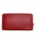LOUIS VUITTON (ルイ ヴィトン) ジッピー ウォレット レッド：37000円