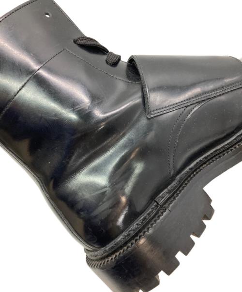 INCH2（インチツー）INCH2 (インチツー) バックル付きレースアップモンクブーツ ブラック サイズ:40の古着・服飾アイテム