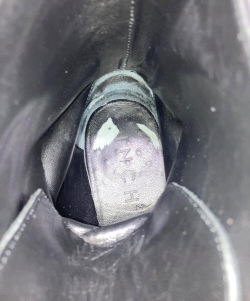 INCH2（インチツー）INCH2 (インチツー) バックル付きレースアップモンクブーツ ブラック サイズ:40の古着・服飾アイテム