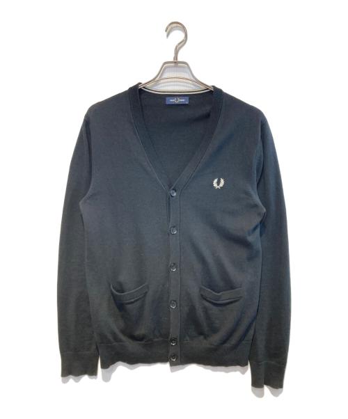FRED PERRY（フレッドペリー）FRED PERRY (フレッドペリー) クラシックカーディガン ブラック サイズ:Mの古着・服飾アイテム