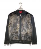 SUPREMEシュプリーム）の古着「フェイクファージップアップカーディガン」｜ブラック