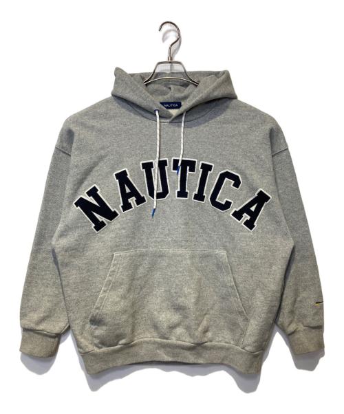 NAUTICA（ノーティカ）NAUTICA (ノーティカ) FREAK'S STORE (フリークスストア) 別注アーチロゴスウェットパーカ グレー サイズ:Ｓの古着・服飾アイテム