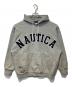 NAUTICA（ノーティカ）の古着「別注アーチロゴスウェットパーカ」｜グレー
