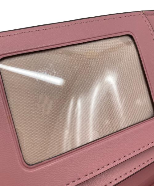 Kate Spade（ケイトスペード）Kate Spade (ケイトスペード) スペード リンク ミディアム コンパクト バイフォールド ウォレット ピンクの古着・服飾アイテム