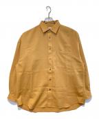 MAISON SPECIALメゾンスペシャル）の古着「ストレッチツイルプライムオーバーシャツ」｜ベージュ