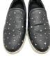 中古・古着 JIMMY CHOO (ジミーチュウ) スタースタッズ スリッポン ブラック サイズ:40（25cm相当）：7000円