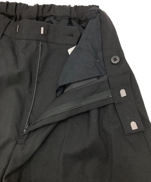 FRAMeWORK（フレームワーク）FRAMeWORK (フレームワーク) ウォッシャブルトロタックワイドパンツ ブラック サイズ:36の古着・服飾アイテム