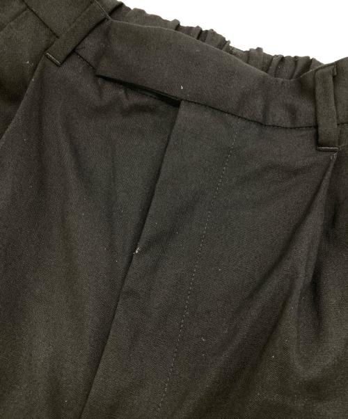 FRAMeWORK（フレームワーク）FRAMeWORK (フレームワーク) ウォッシャブルトロタックワイドパンツ ブラック サイズ:36の古着・服飾アイテム