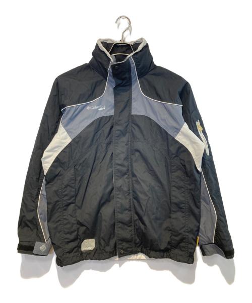 Columbia（コロンビア）Columbia (コロンビア) ナイロンシェルジャケット ブラック×グレー サイズ:Mの古着・服飾アイテム