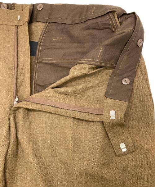 French Military（フレンチミリタリー）French Military (フレンチミリタリー) ［古着］ドレストラウザーズ ブラウン サイズ:76/104/120の古着・服飾アイテム