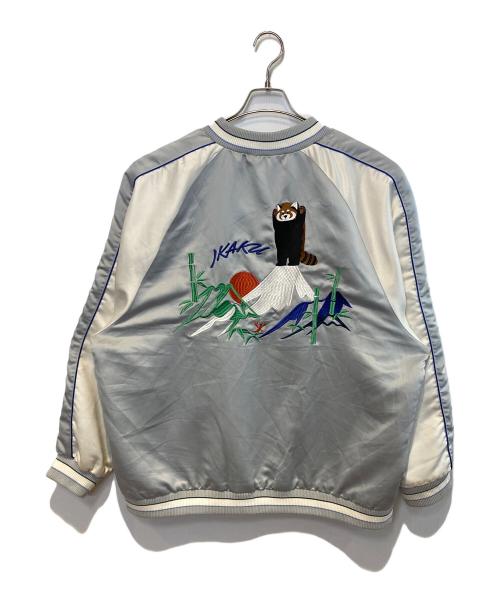 graniph（グラニフ）graniph (グラニフ) IKAKU富士山スカジャン グレー サイズ:XLの古着・服飾アイテム
