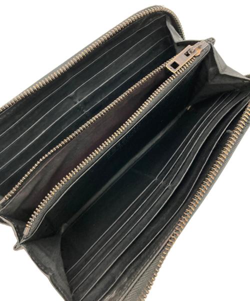 Maison Margiela（メゾンマルジェラ）Maison Margiela (メゾンマルジェラ) Lジップレザーウォレット ブラック サイズ:下記参照　の古着・服飾アイテム