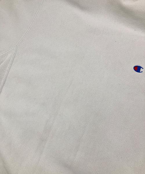 Champion REVERSE WEAVE（チャンピオン リバース ウィーブ）Champion REVERSE WEAVE (チャンピオン リバース ウィーブ) クルーネックスウェット ホワイト サイズ:Ｍの古着・服飾アイテム