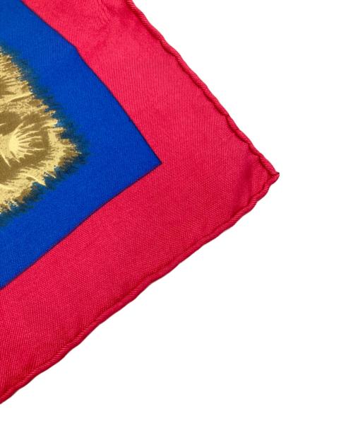 HERMES（エルメス）HERMES (エルメス) カレ90 レッド×ブルー サイズ:下記参照　の古着・服飾アイテム