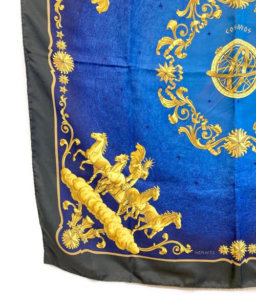 HERMES（エルメス）HERMES (エルメス) カレ90 ネイビー サイズ:下記参照　の古着・服飾アイテム