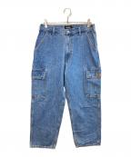 X-LARGEエクストララージ）の古着「デニムカーゴパンツ」｜インディゴ
