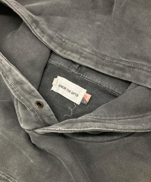 HONOR THE GIFT（オナーザギフト）HONOR THE GIFT (オナーザギフト) プルオーバーパーカー グレー サイズ:Ｍの古着・服飾アイテム