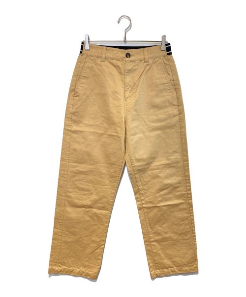 MARNI（マルニ）MARNI (マルニ) コットンギャバジンロゴウェストパンツ ベージュ サイズ:46（M相当）の古着・服飾アイテム