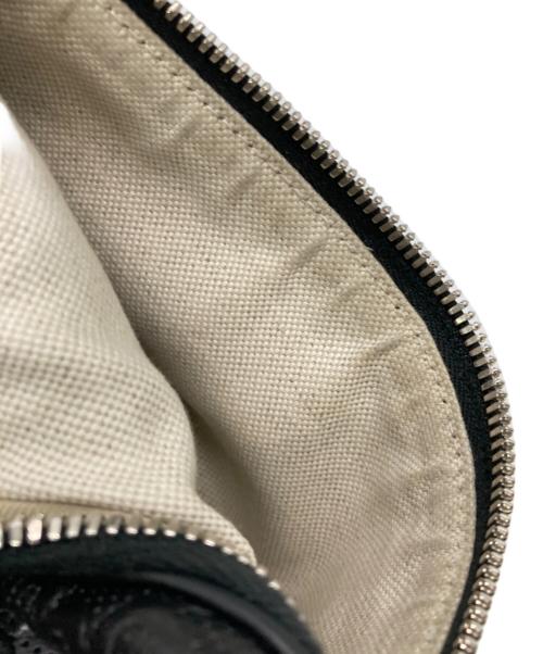 GUCCI（グッチ）GUCCI (グッチ) GGエンボス ベルトバッグ ブラック サイズ:下記参照　の古着・服飾アイテム