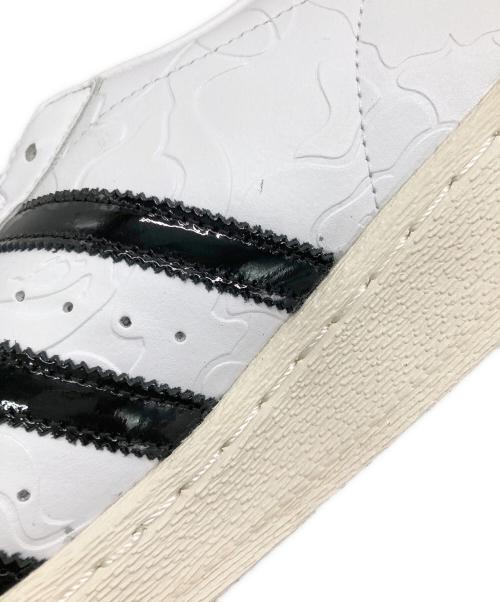 adidas（アディダス）adidas (アディダス) BAPE BY A BATHING APE (ベイプバイアベイシングエイプ) ローカットスニーカー ホワイト サイズ:30cm 未使用品の古着・服飾アイテム