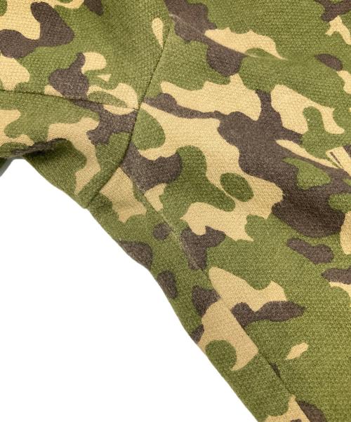 Hysteric Glamour（ヒステリックグラマー）Hysteric Glamour (ヒステリックグラマー) FLECK WOMAN総柄 テーラード ジャケット カーキ サイズ:Ｍの古着・服飾アイテム