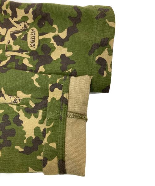 Hysteric Glamour（ヒステリックグラマー）Hysteric Glamour (ヒステリックグラマー) FLECK WOMAN総柄 テーラード ジャケット カーキ サイズ:Ｍの古着・服飾アイテム