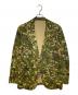 Hysteric Glamour（ヒステリックグラマー）の古着「FLECK WOMAN総柄 テーラード ジャケット」｜カーキ