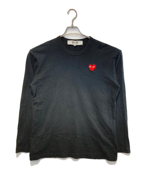 PLAY COMME des GARCONS（プレイコムデギャルソン）PLAY COMME des GARCONS (プレイ コムデギャルソン) ハートロゴカットソー ブラック サイズ:XLの古着・服飾アイテム