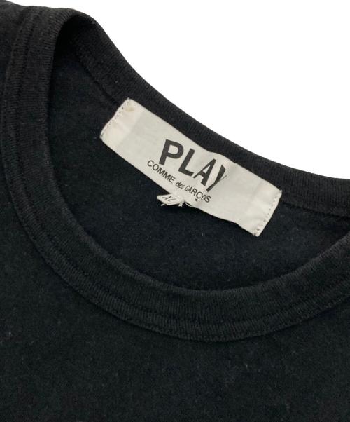 PLAY COMME des GARCONS（プレイコムデギャルソン）PLAY COMME des GARCONS (プレイ コムデギャルソン) ハートロゴカットソー ブラック サイズ:XLの古着・服飾アイテム