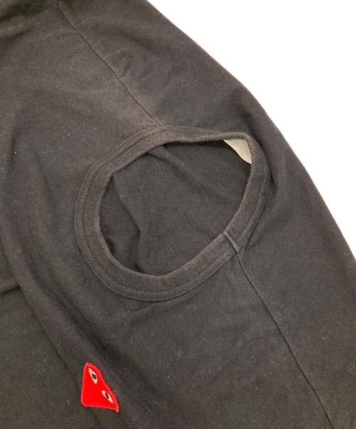 PLAY COMME des GARCONS（プレイコムデギャルソン）PLAY COMME des GARCONS (プレイ コムデギャルソン) ハートロゴカットソー ブラック サイズ:XLの古着・服飾アイテム