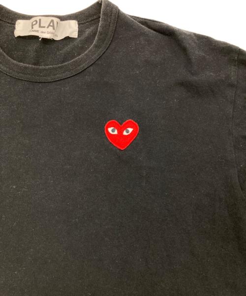 PLAY COMME des GARCONS（プレイコムデギャルソン）PLAY COMME des GARCONS (プレイ コムデギャルソン) ハートロゴカットソー ブラック サイズ:XLの古着・服飾アイテム