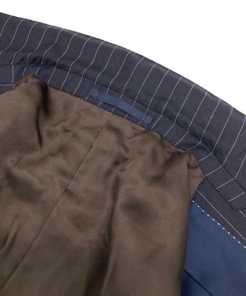 Paul Smith London（ポールスミスロンドン）Paul Smith London (ポールスミスロンドン) ストライプ2Bジャケット ネイビー サイズ:Ｌの古着・服飾アイテム