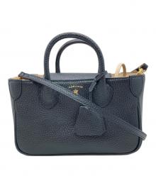 A.D.M.J.（エーディーエムジェイ）の古着「マイクロミニトートバッグ」｜ネイビー