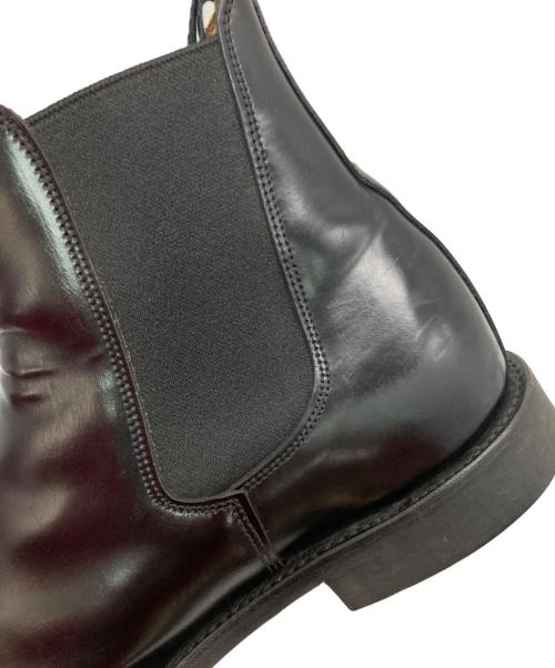 SANDERS（サンダース）SANDERS (サンダース) ミリタリーキャップトゥチェルシーブーツ ブラック サイズ:8（27ｃｍ相当）の古着・服飾アイテム