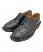 Tricker'sトリッカーズ）の古着「ウィングチップシューズ」｜ブラック