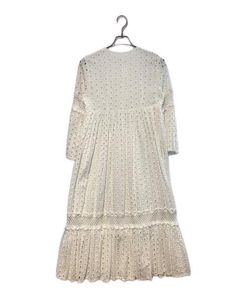 freada（フリーダ）freada (フリーダ) カットワーク刺繍ワンピース ホワイト サイズ:FREEの古着・服飾アイテム