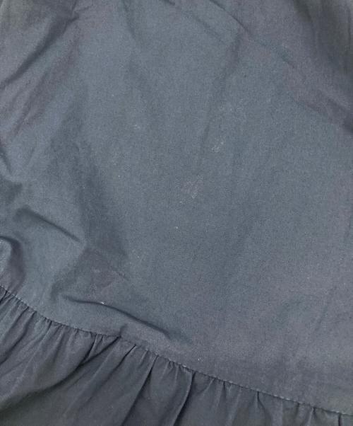 BORDERS at BALCONY（ボーダーズアットバルコニー）BORDERS at BALCONY (ボーダーズアットバルコニー) コットンティアードトップス ネイビー サイズ:36の古着・服飾アイテム